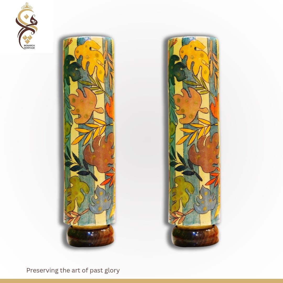 camel skin table lamp- monarch heritage-pakistan handi craft
